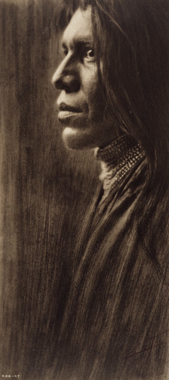 Yuma, c. 1902 (platina ja gelatiini hopeaprintti) tekijältä Edward Sheriff Curtis
