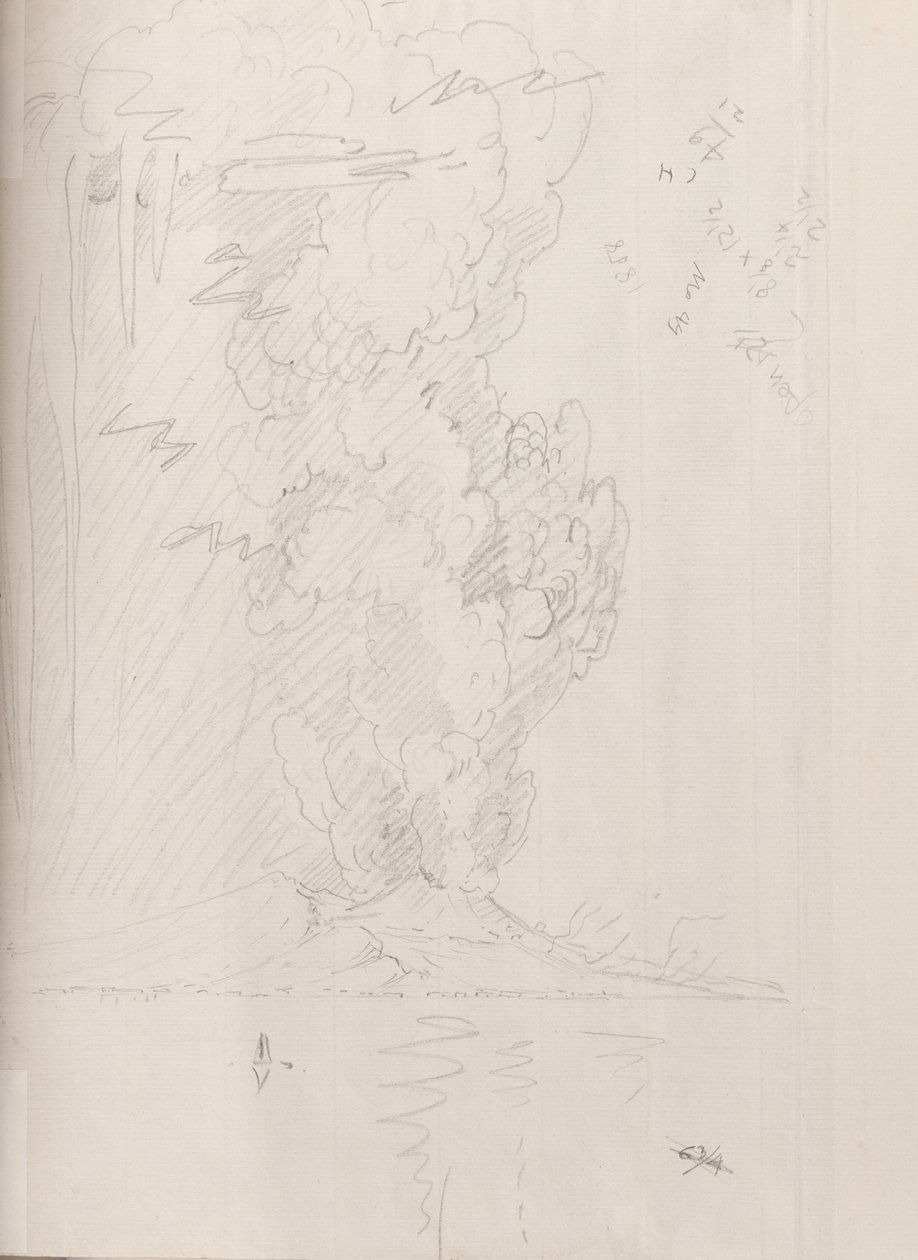 Vesuviuksen purkaus, 1794 tekijältä Edward Swinburne