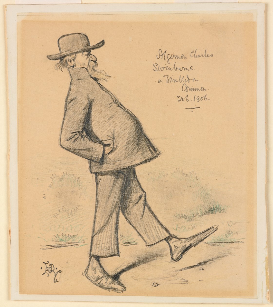 Algernon Charles Swinburne Wimbledon Commonissa tekijältä Edward Tennyson Reed