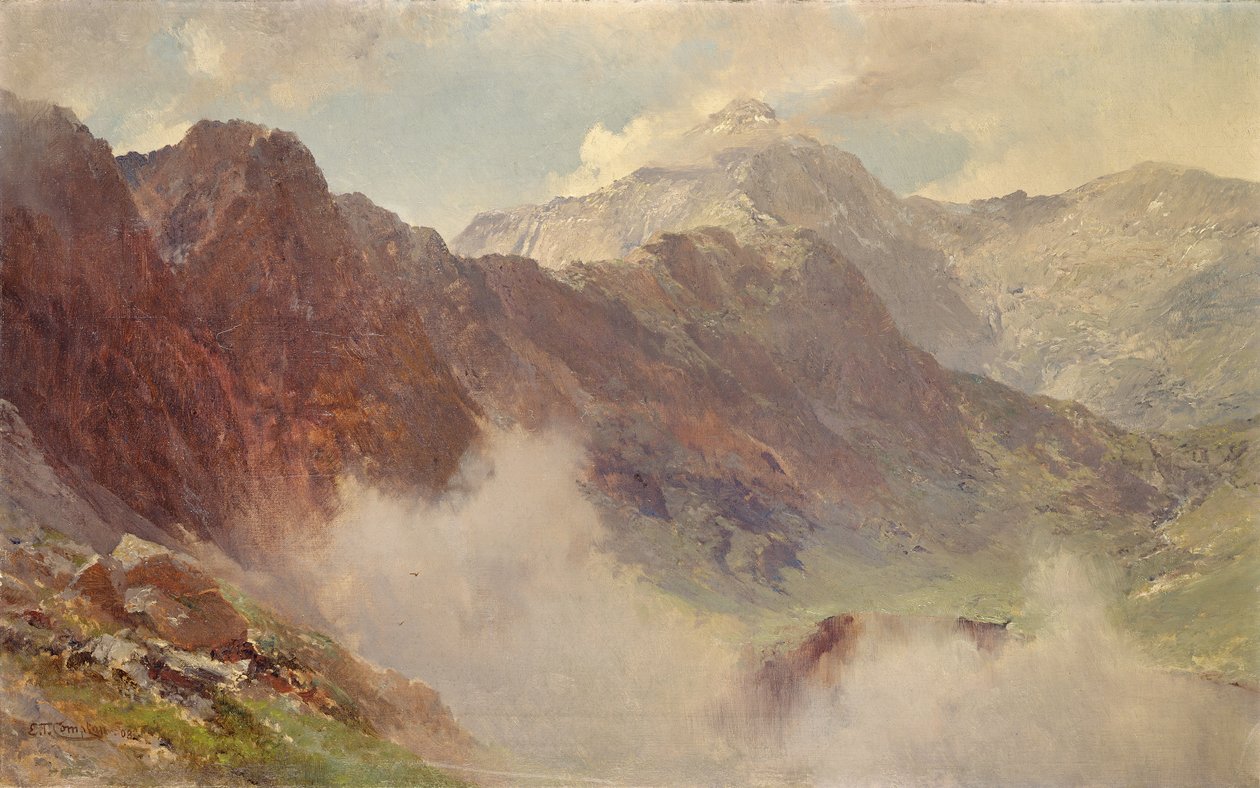 Snowdon Horseshoe, 1908 tekijältä Edward Theodore Compton
