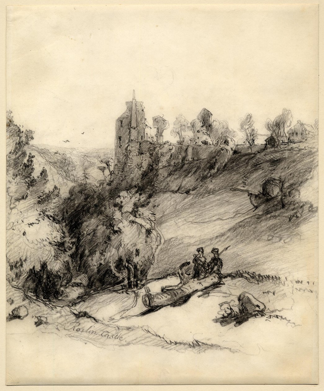 Roslinin (Rosslyn) linna tekijältä Edward Thomas Daniell