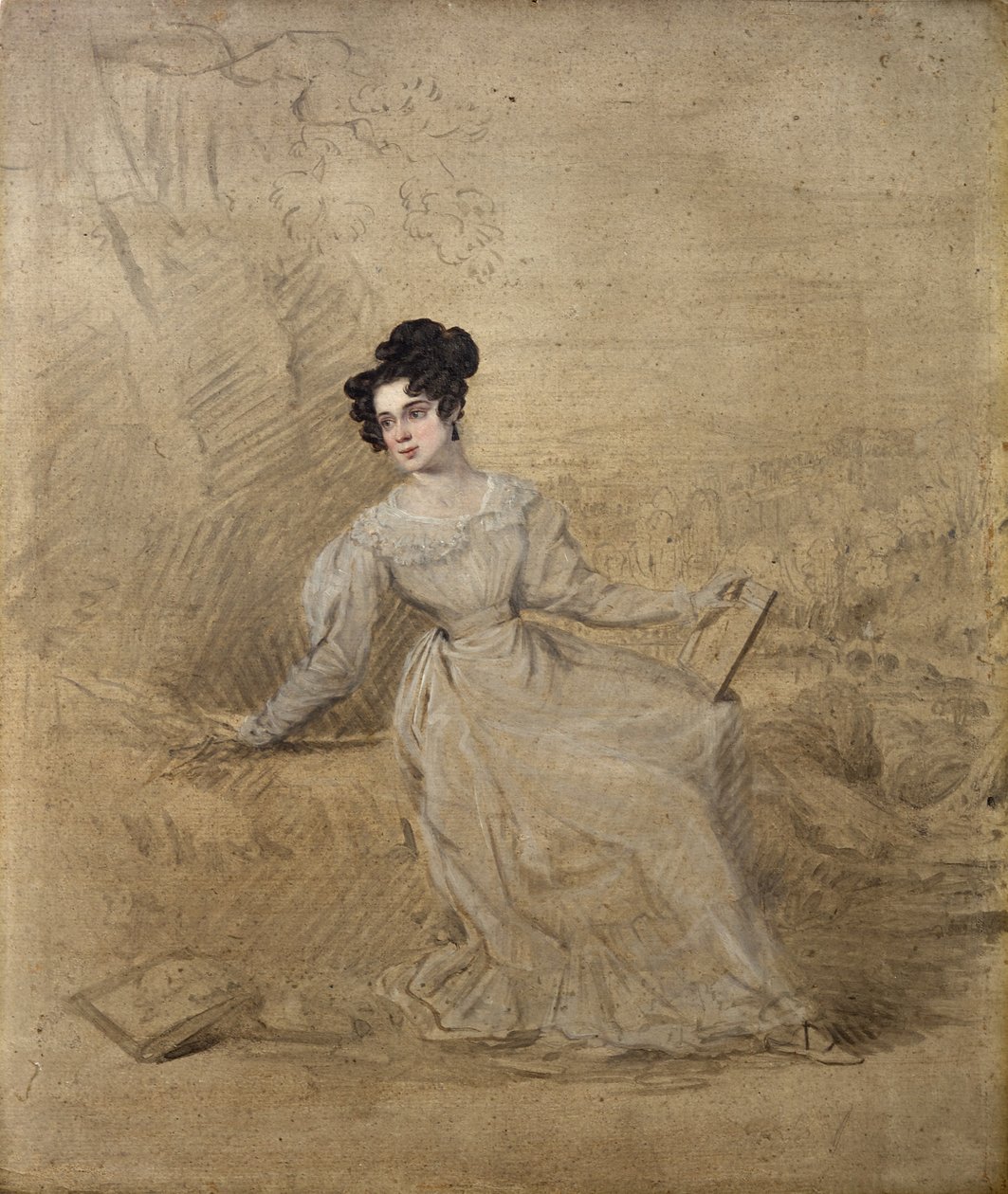 Jane Moresleyn muotokuva tekijältä Edward Villiers Rippingille