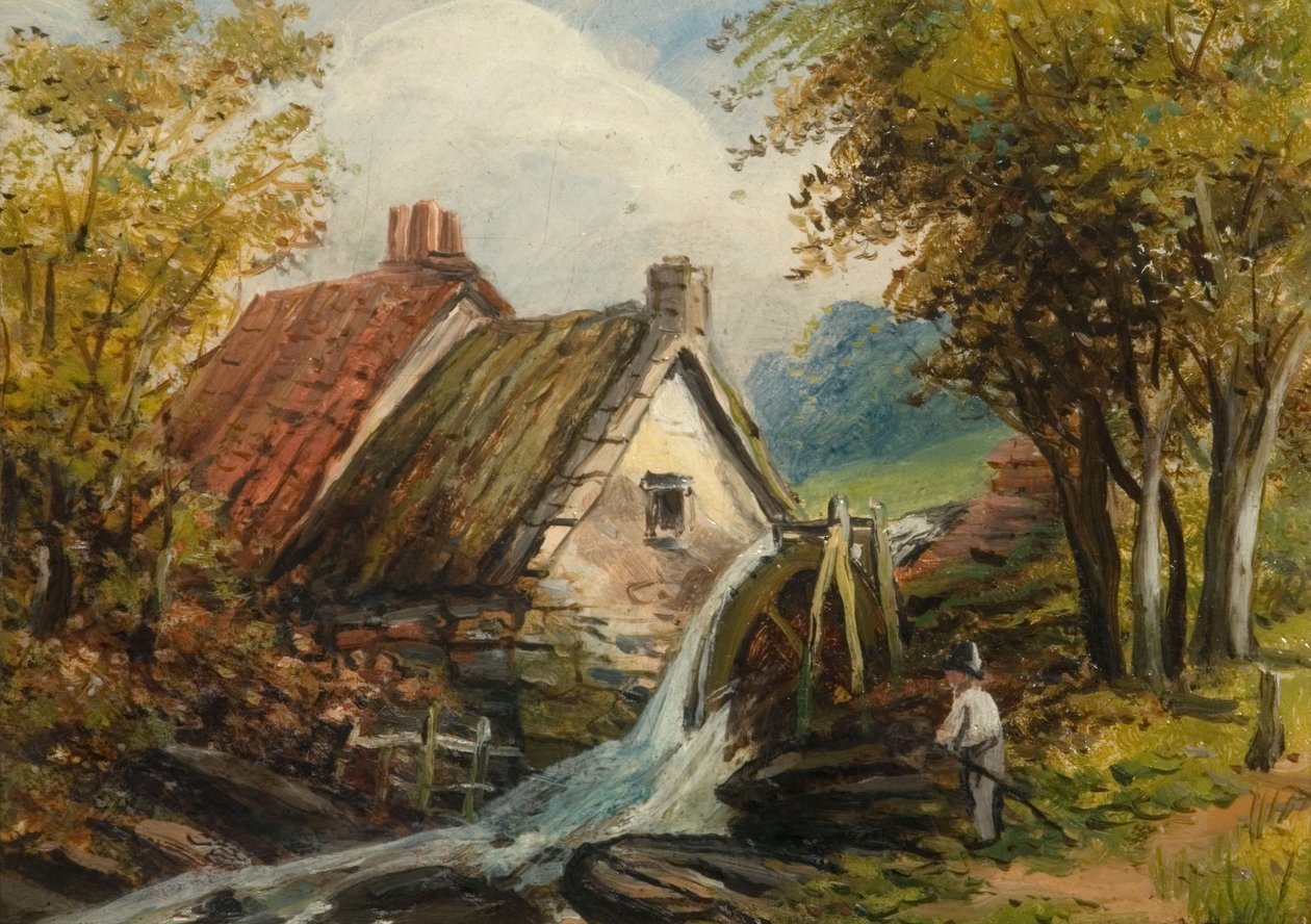 Sareholen mylly, 1800-luku. tekijältä Edward Wilden