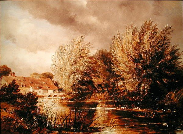 Beard-Mill, lähellä Oxfordia tekijältä Edward William Cooke