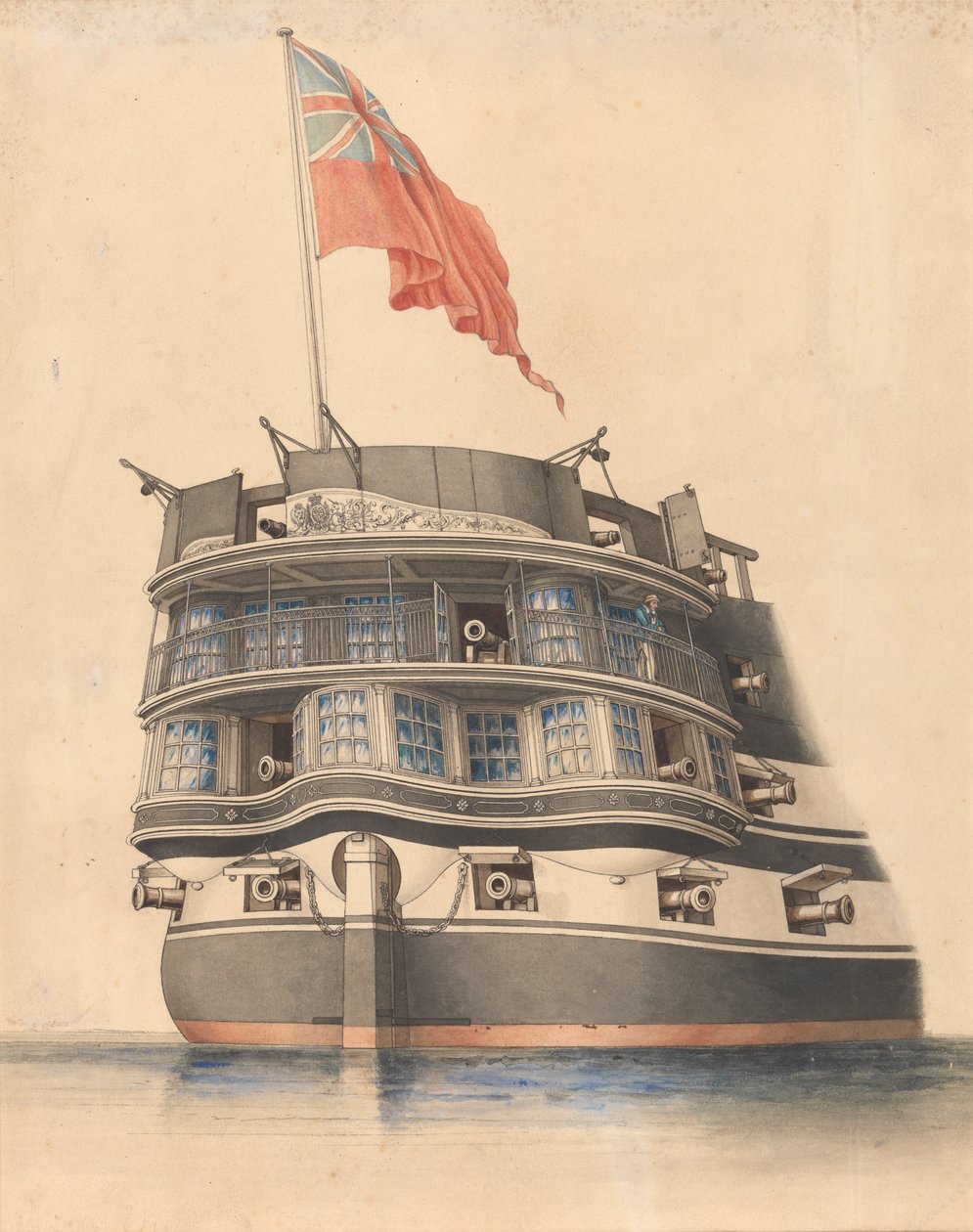 Yksityiskohtainen näkymä HMS 