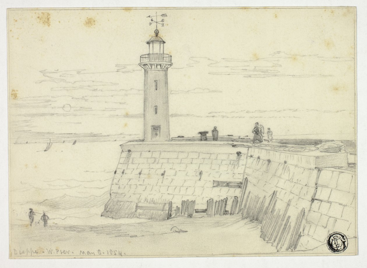 Dieppe, Länsilaituri tekijältä Edward William Cooke