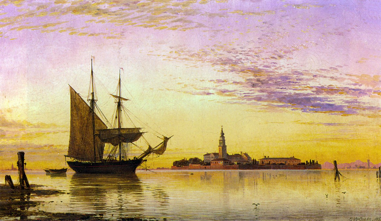 Edward William Cooke Armenian luostari, Venetsia tekijältä Edward William Cooke