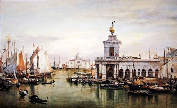 Venetsia (öljy kankaalle) tekijältä Edward William Cooke