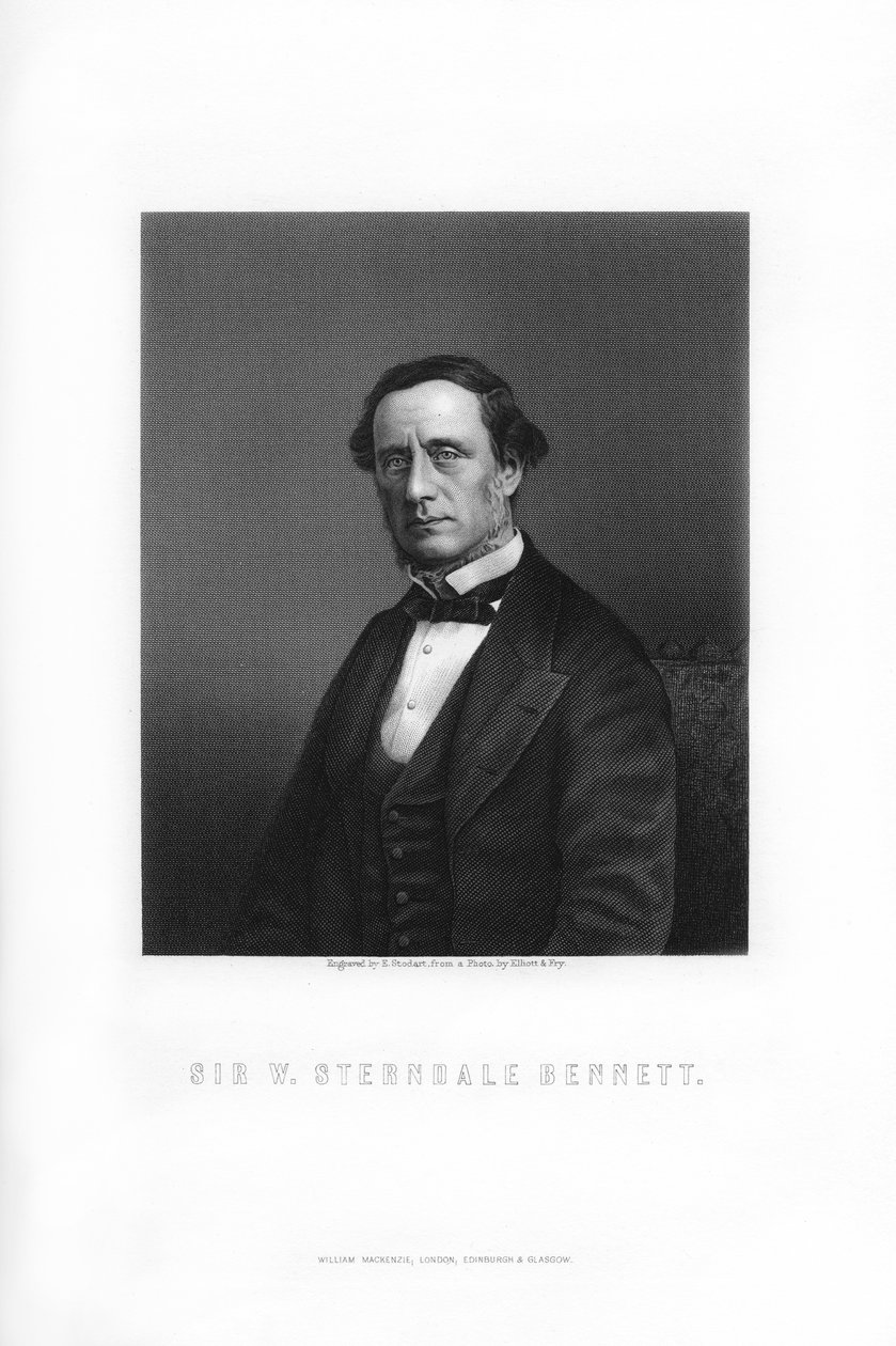 Sir William Sterndale Bennett, englantilainen säveltäjä, 1899. tekijältä Edward William Stodart