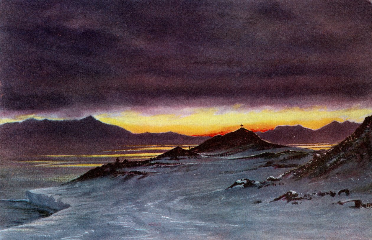 Hut Point, Keskiyö, 27. maaliskuuta 1911, 1913 tekijältä Charles Edward Wilson