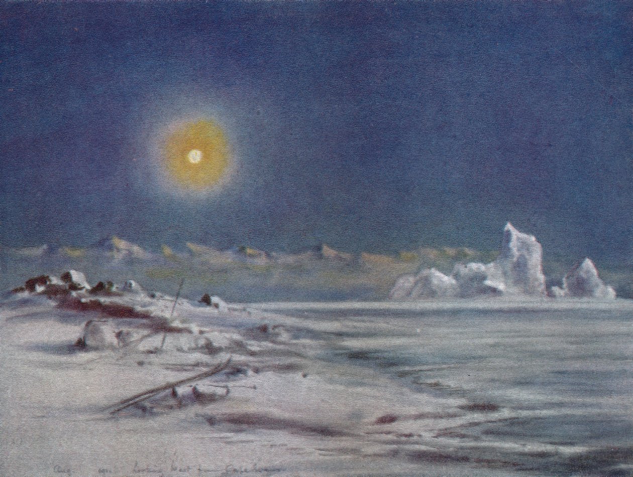 Katse länteen Cape Evansista, 1911, 1913 tekijältä Charles Edward Wilson