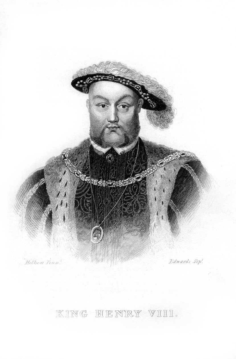 Henrik VIII, 1800-luku. tekijältä Edwards