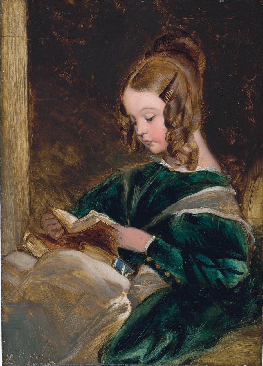 Tutkimus Rachel Russellista (1826-1898), Georginan tytär, Johnin toinen vaimo, kuudes Bedfordin herttua tekijältä Edwin Landseer