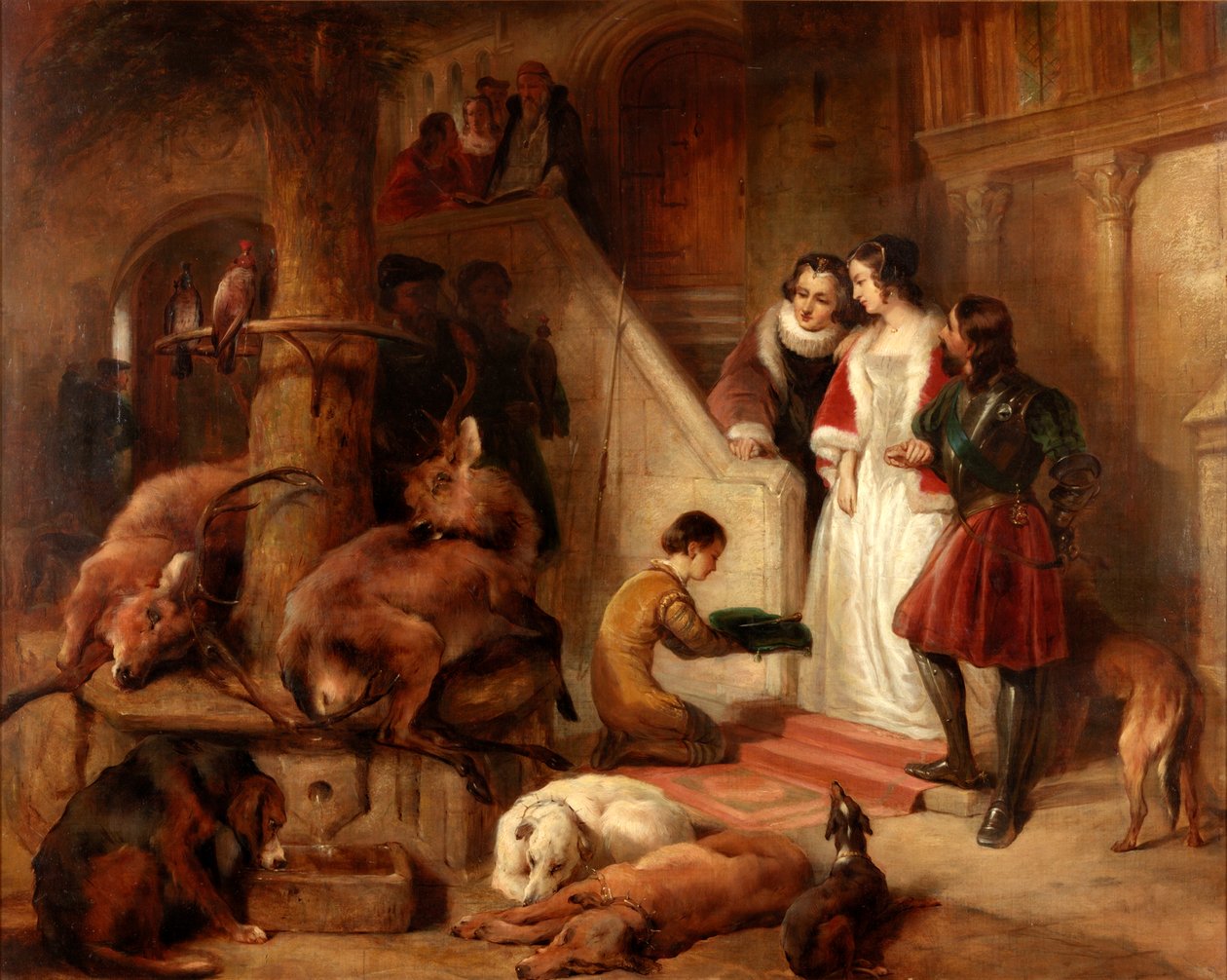 Bolton Court in Olden Times tekijältä Edwin Landseer