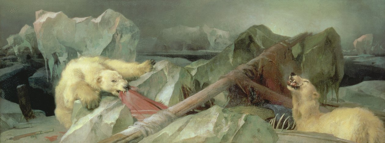 Ihminen ehdottaa, Jumala määrää, 1864 tekijältä Edwin Landseer