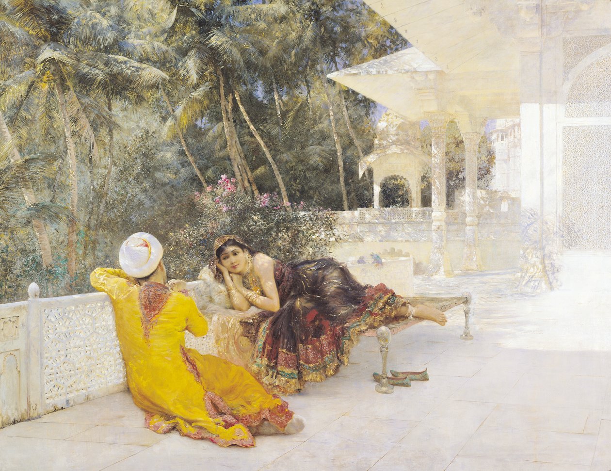 Bengalin prinsessa, noin 1889 tekijältä Edwin Lord Weeks