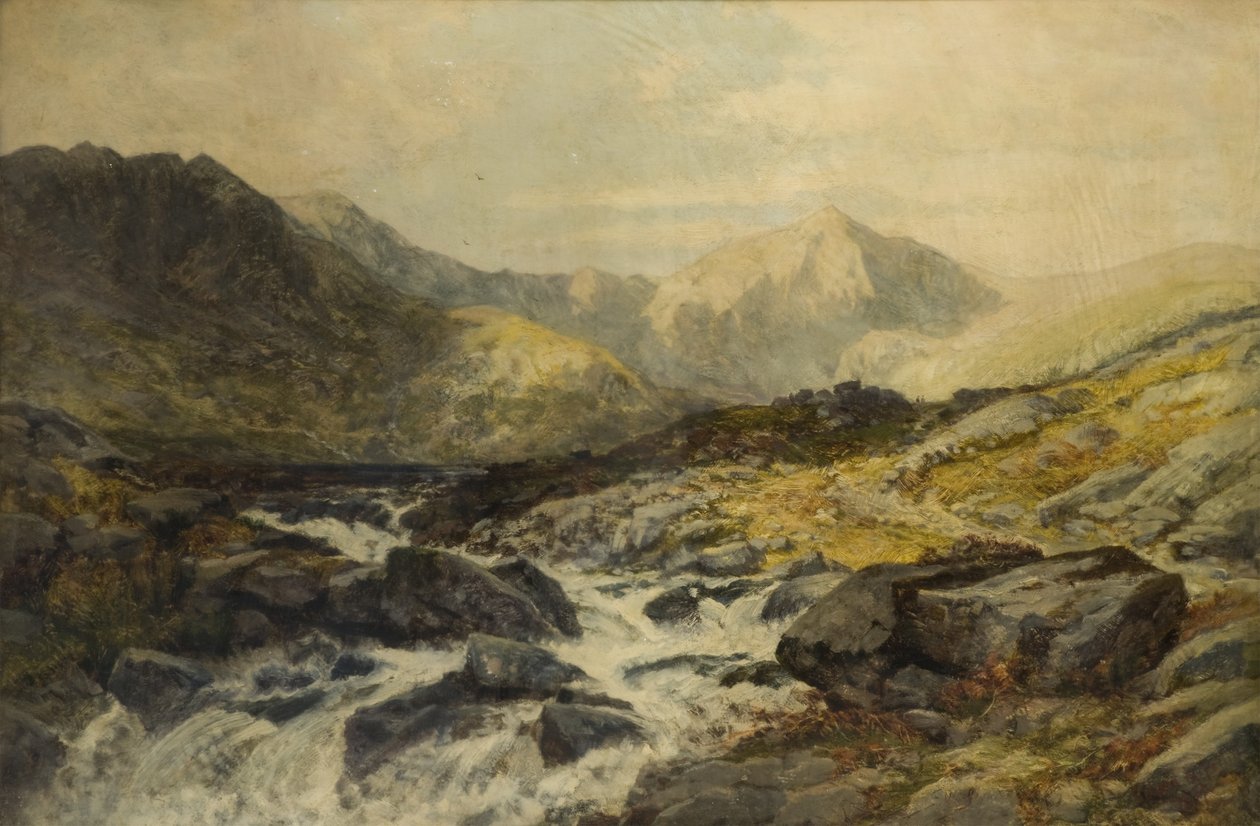 Glaslyn Stream öljy kankaalle tekijältä Edwin Pettitt