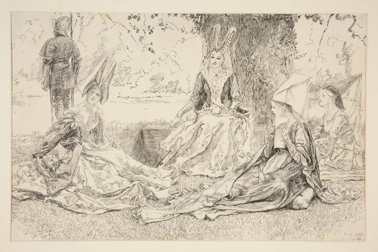 Ennen prinsessaa tekijältä Edwin Austin Abbey