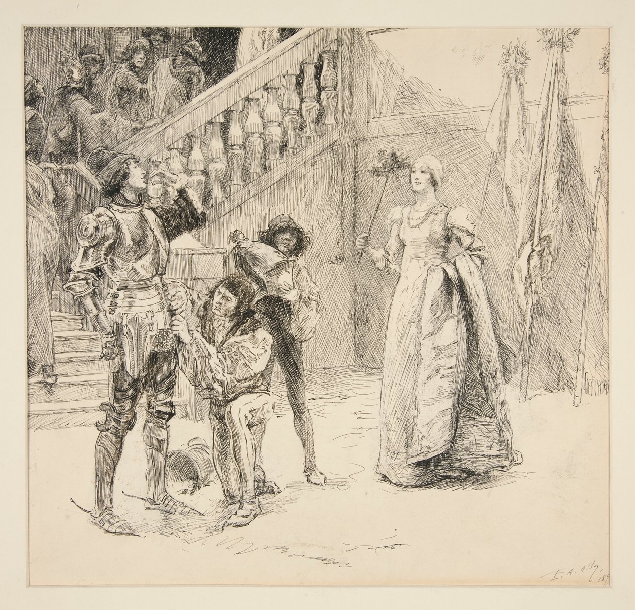 Benedick: tekijältä Edwin Austin Abbey
