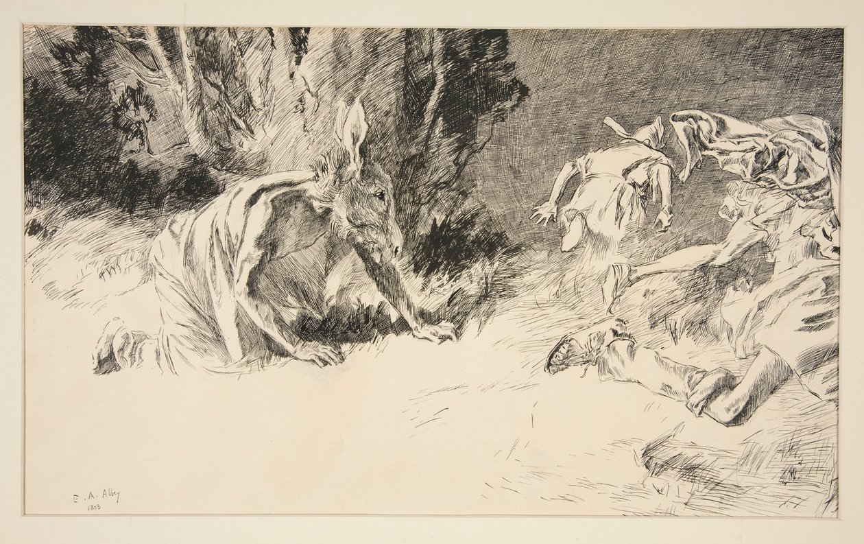 Pohja: tekijältä Edwin Austin Abbey