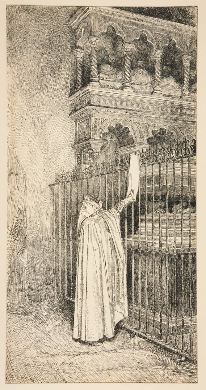 Claudio (lukee kääröstä): tekijältä Edwin Austin Abbey