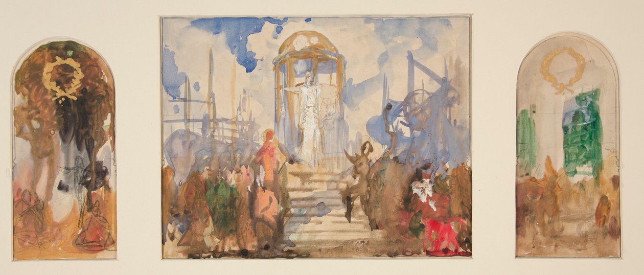 Sävellystutkimukset for tekijältä Edwin Austin Abbey