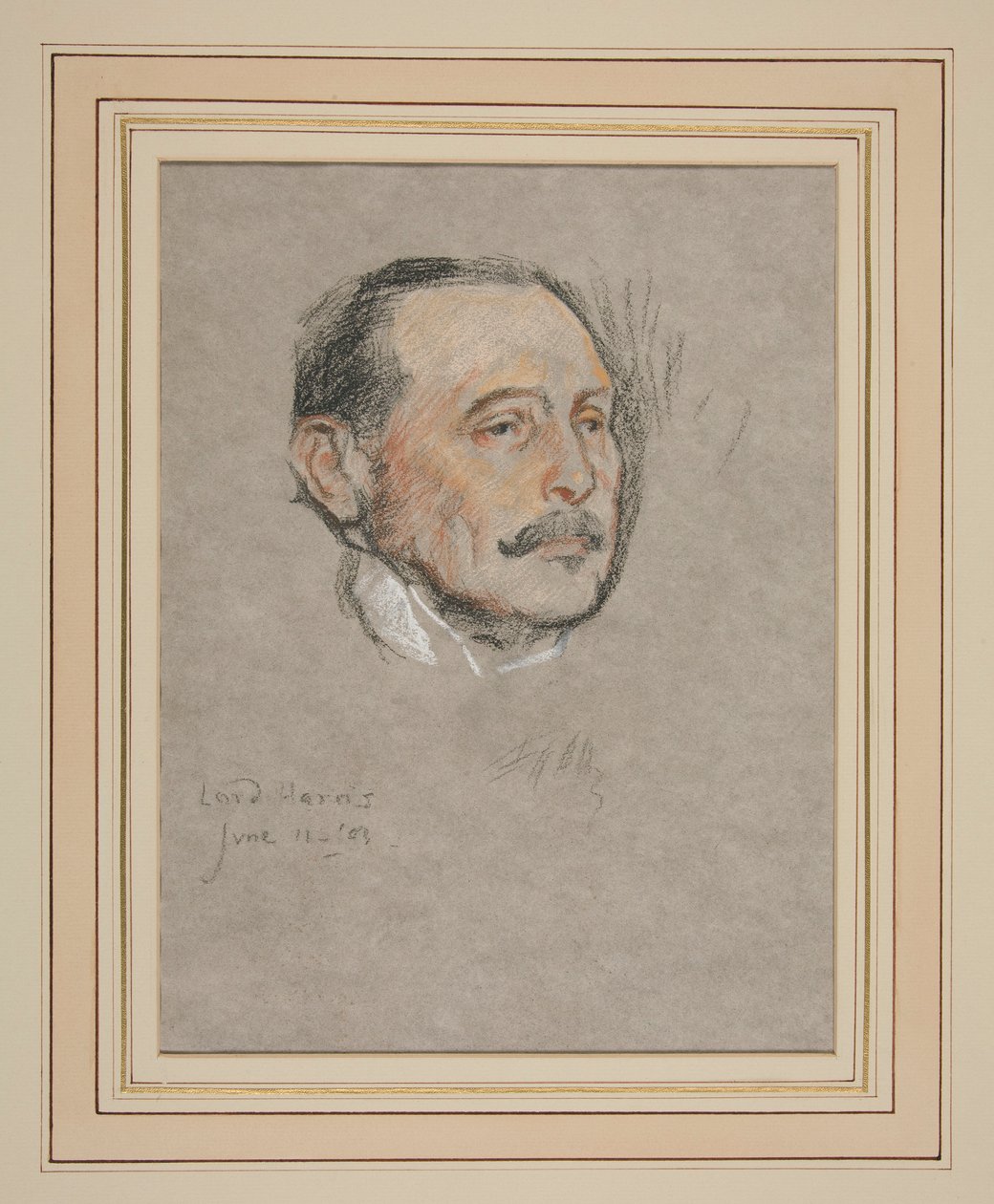 Edward VII:n kruunaus muotokuva: George Canning Harris, Baron tekijältä Edwin Austin Abbey