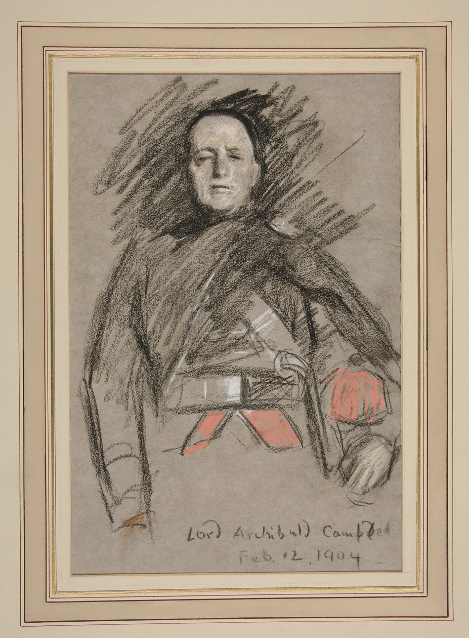 Edward VII:n kruunaus muotokuva: Lord Archibald Campbell tekijältä Edwin Austin Abbey