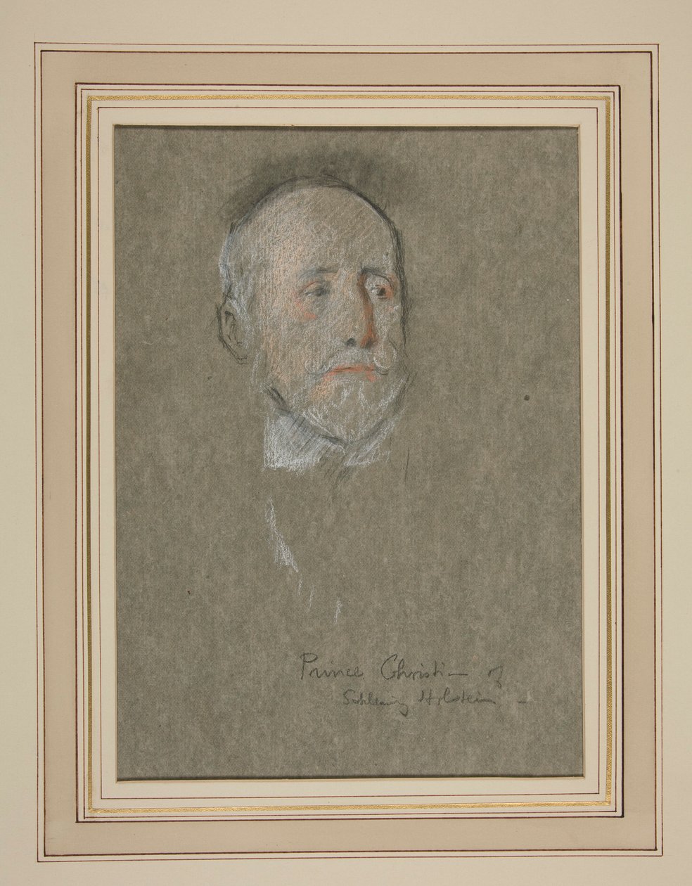 Edward VII:n kruunaus Muotokuva: Schleswig-Holsteinin prinssi Christian tekijältä Edwin Austin Abbey
