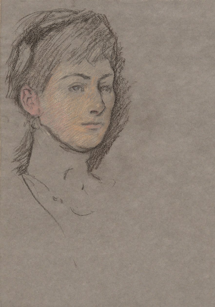 Edward VII:n muotokuvan kruunaus(?) - tunnistamaton lapsenvahti tekijältä Edwin Austin Abbey