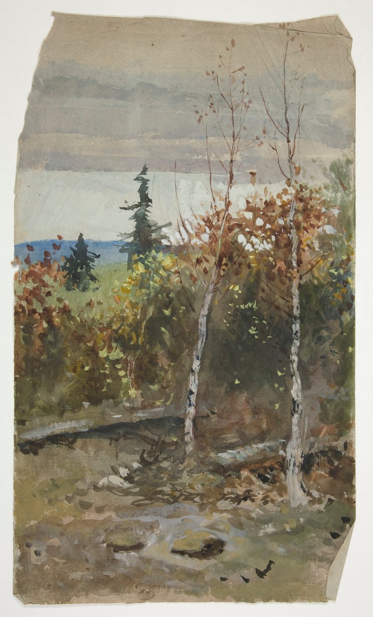 Syksyinen maisema tekijältä Edwin Austin Abbey