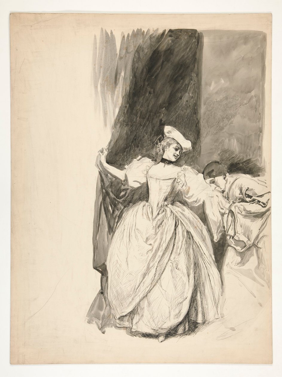 Estudi de figures finlandès tekijältä Edwin Austin Abbey