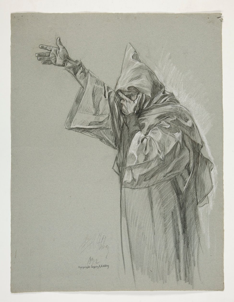 Kuvatutkimus kuningas Arthurille tekijältä Edwin Austin Abbey