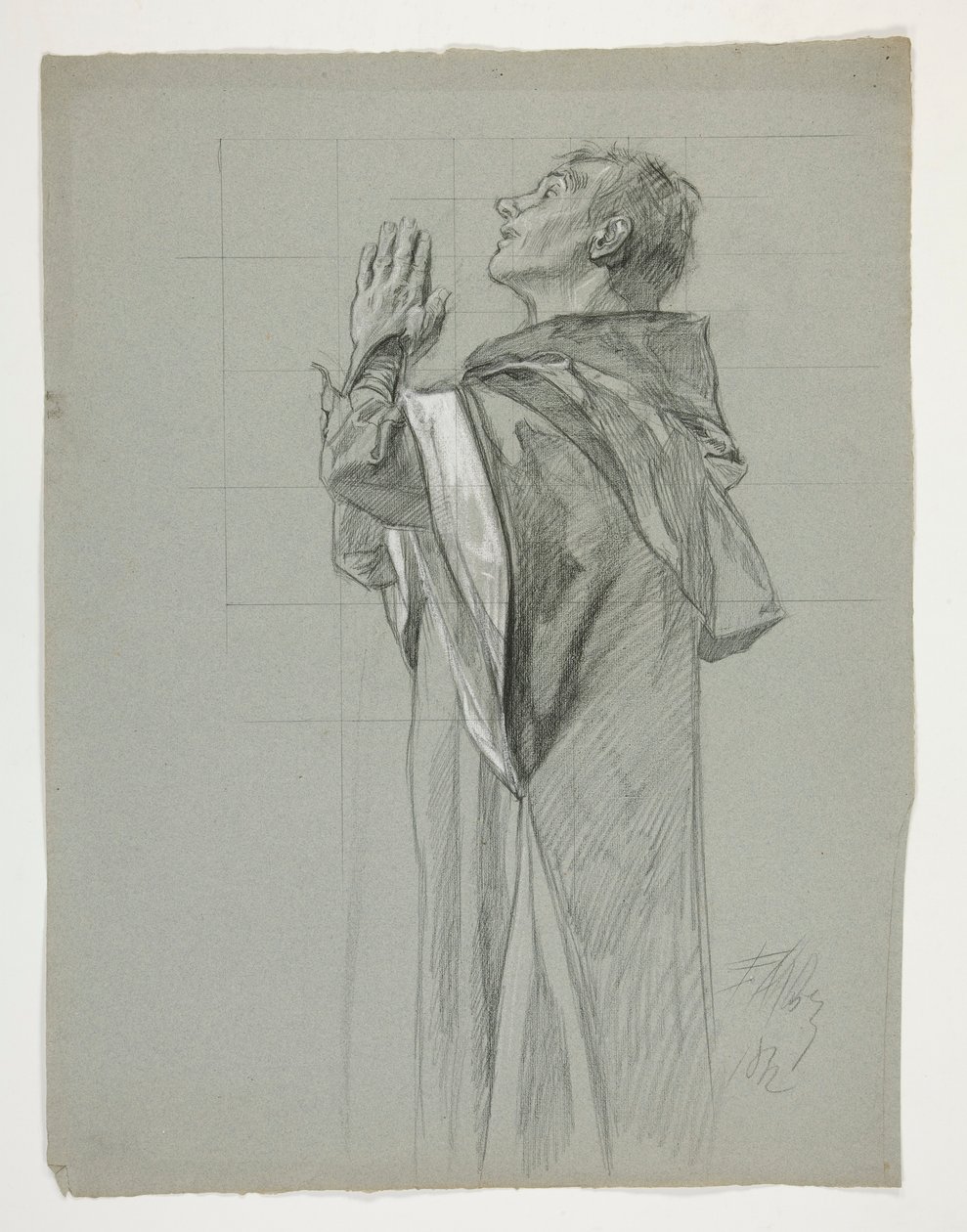 Kuvatutkimus kuningas Arthurille tekijältä Edwin Austin Abbey
