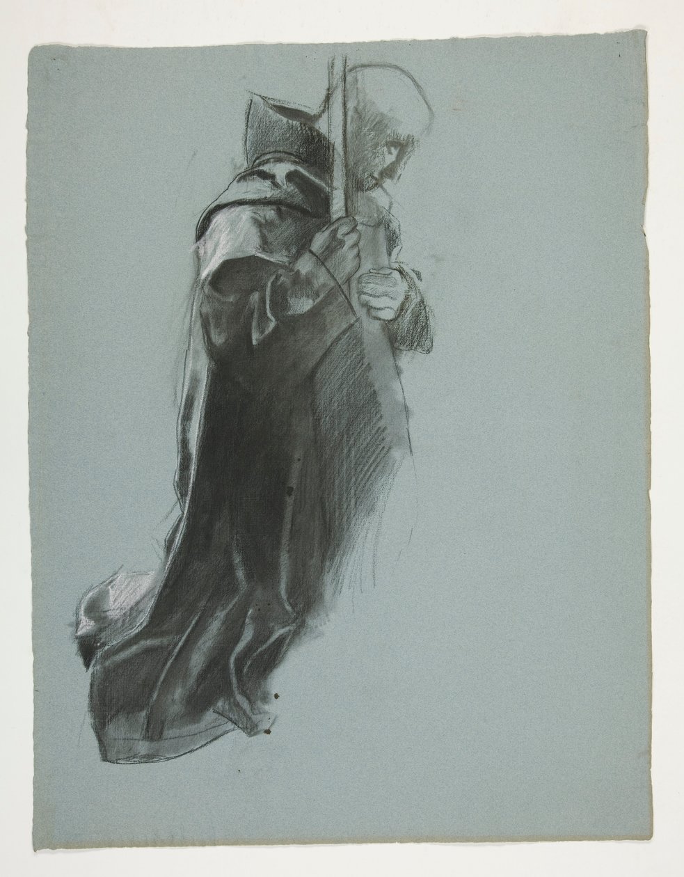 The Departure -hahmotutkimus The Quest of the Holy Graalista (15 maalauksen sarja Bostonin yleiselle kirjastolle, valmistui vuonna 1901) tekijältä Edwin Austin Abbey