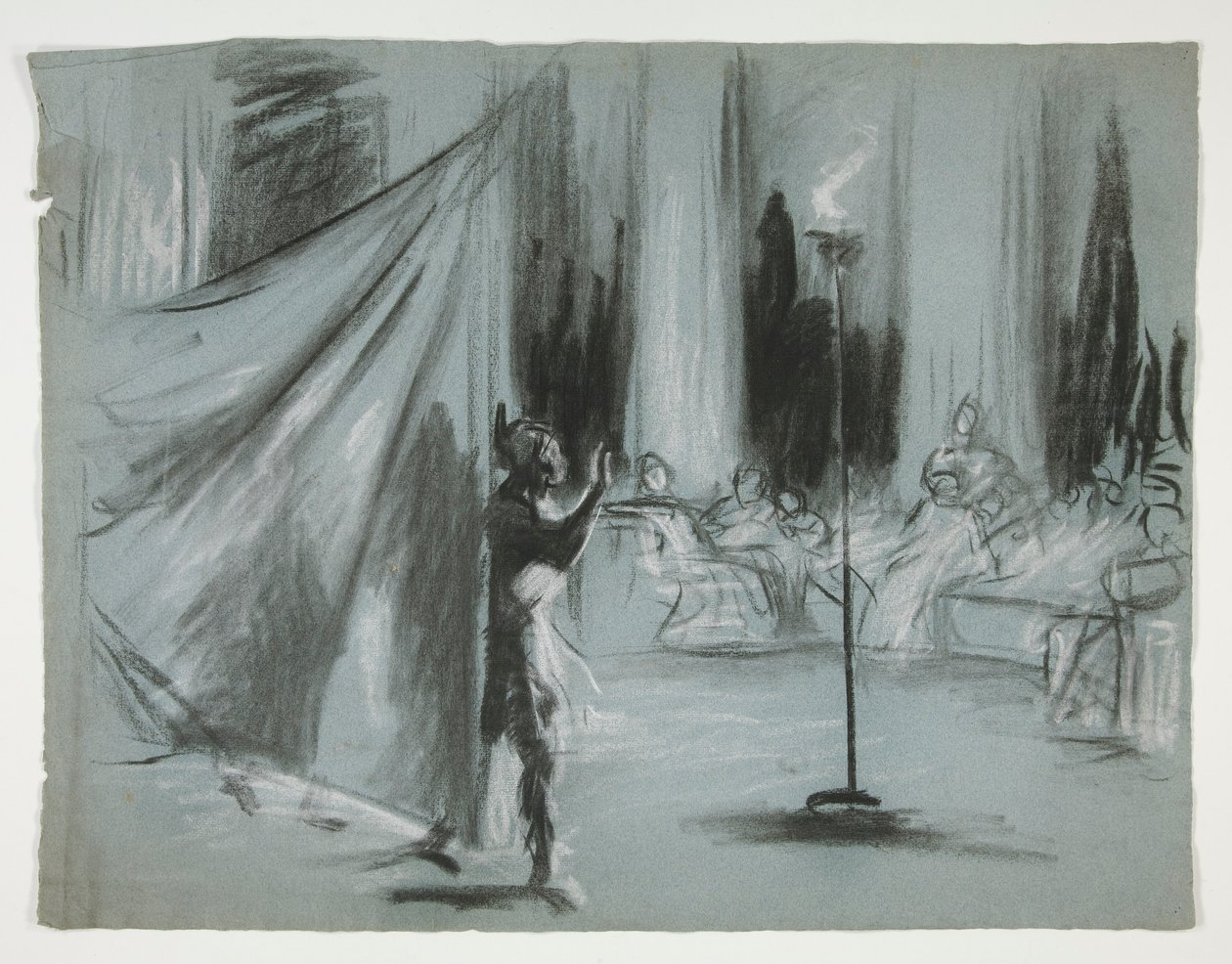 Figuurit salissa tekijältä Edwin Austin Abbey
