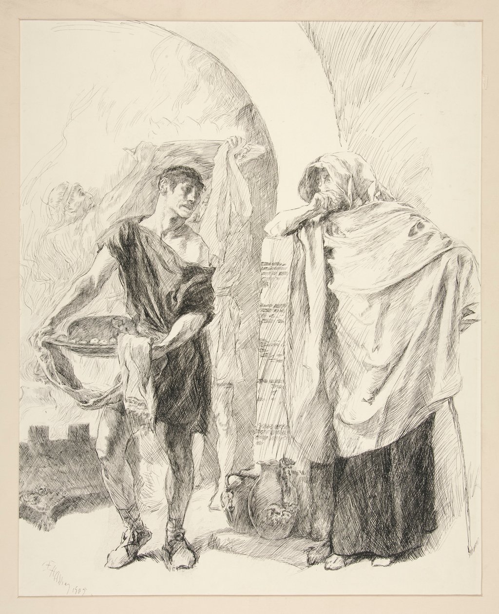 Ensimmäinen palvelija: tekijältä Edwin Austin Abbey