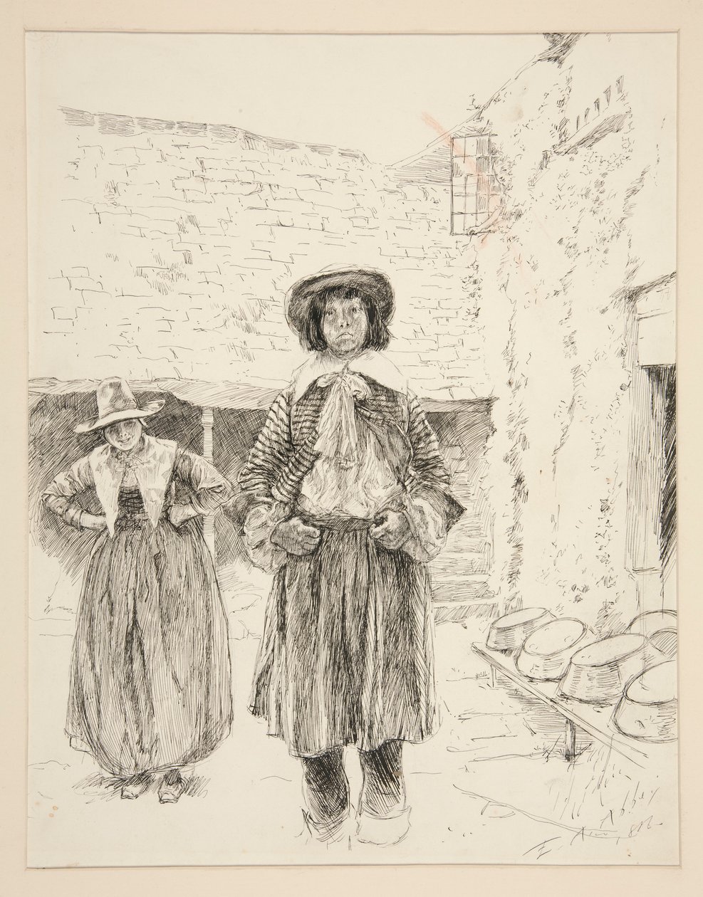 Kuvitus varten tekijältä Edwin Austin Abbey