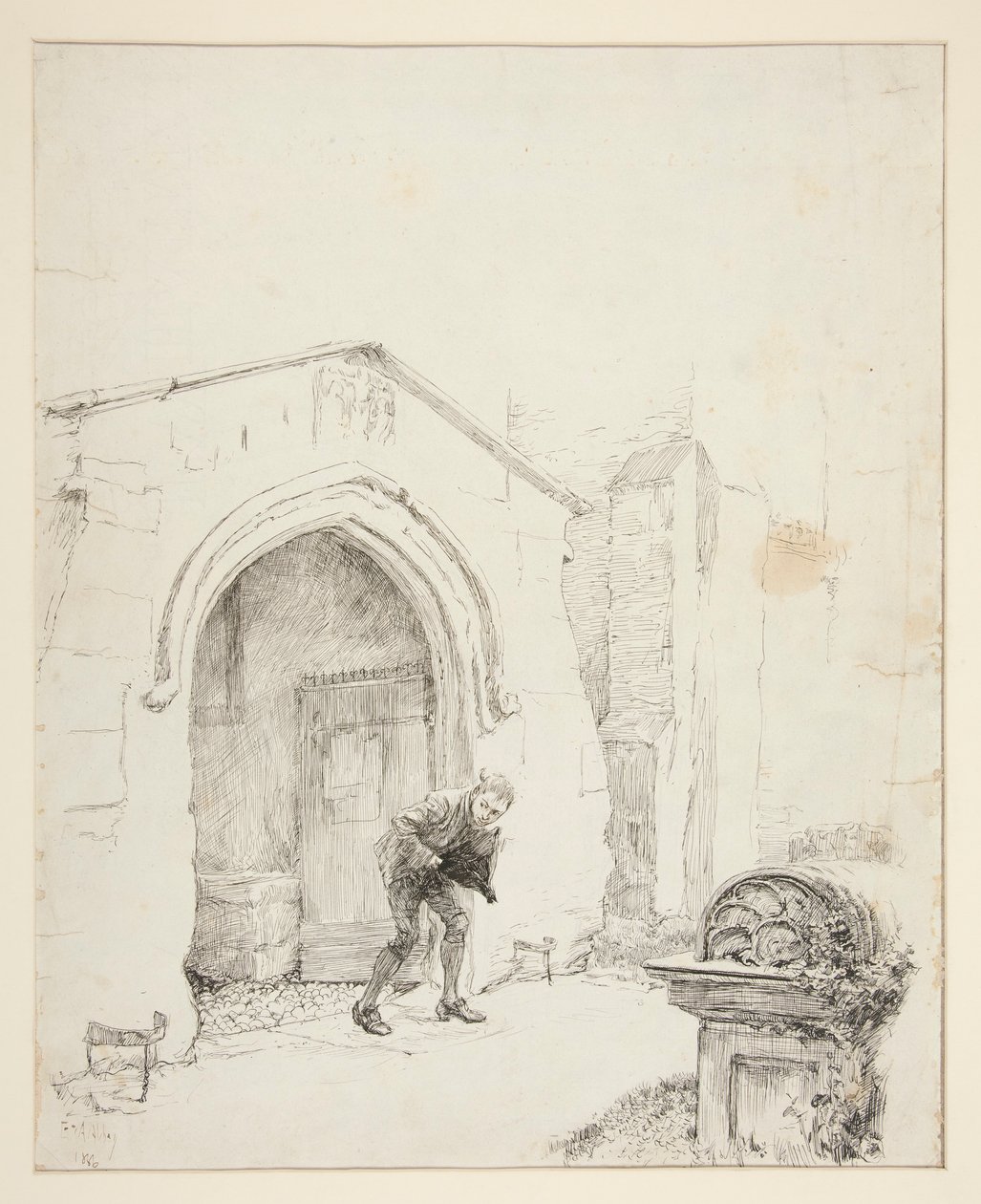 Kuvitus varten tekijältä Edwin Austin Abbey