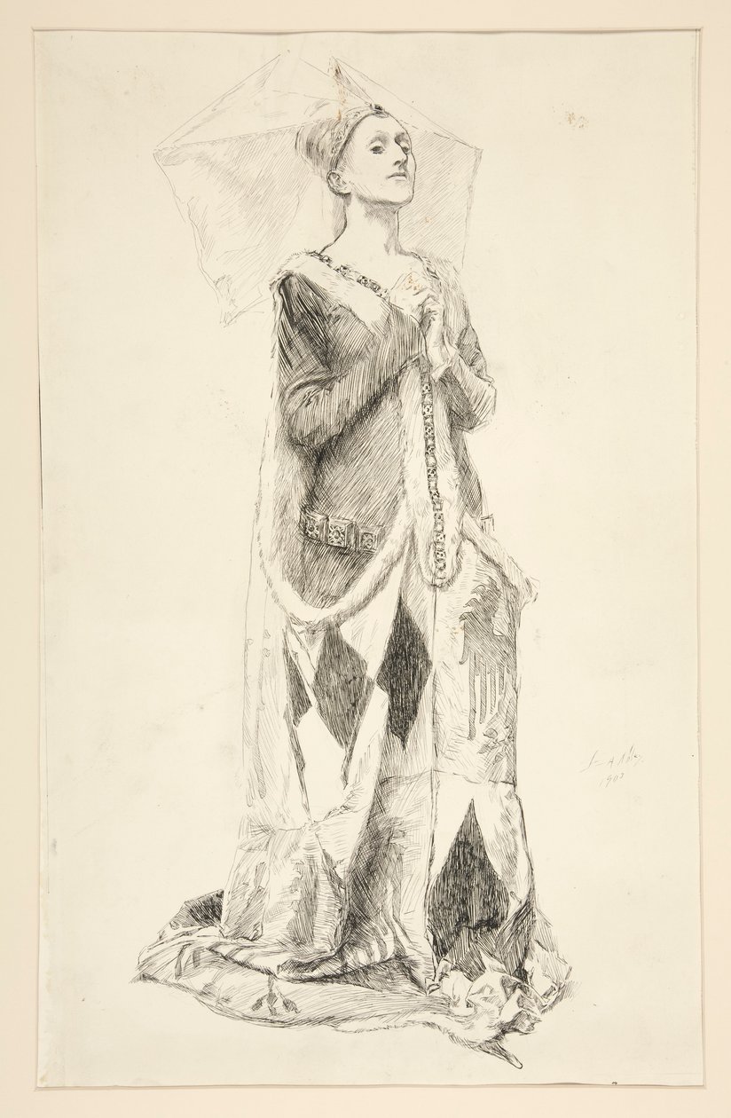Lady Anne Nevill, kuningas Richard III:sta tekijältä Edwin Austin Abbey