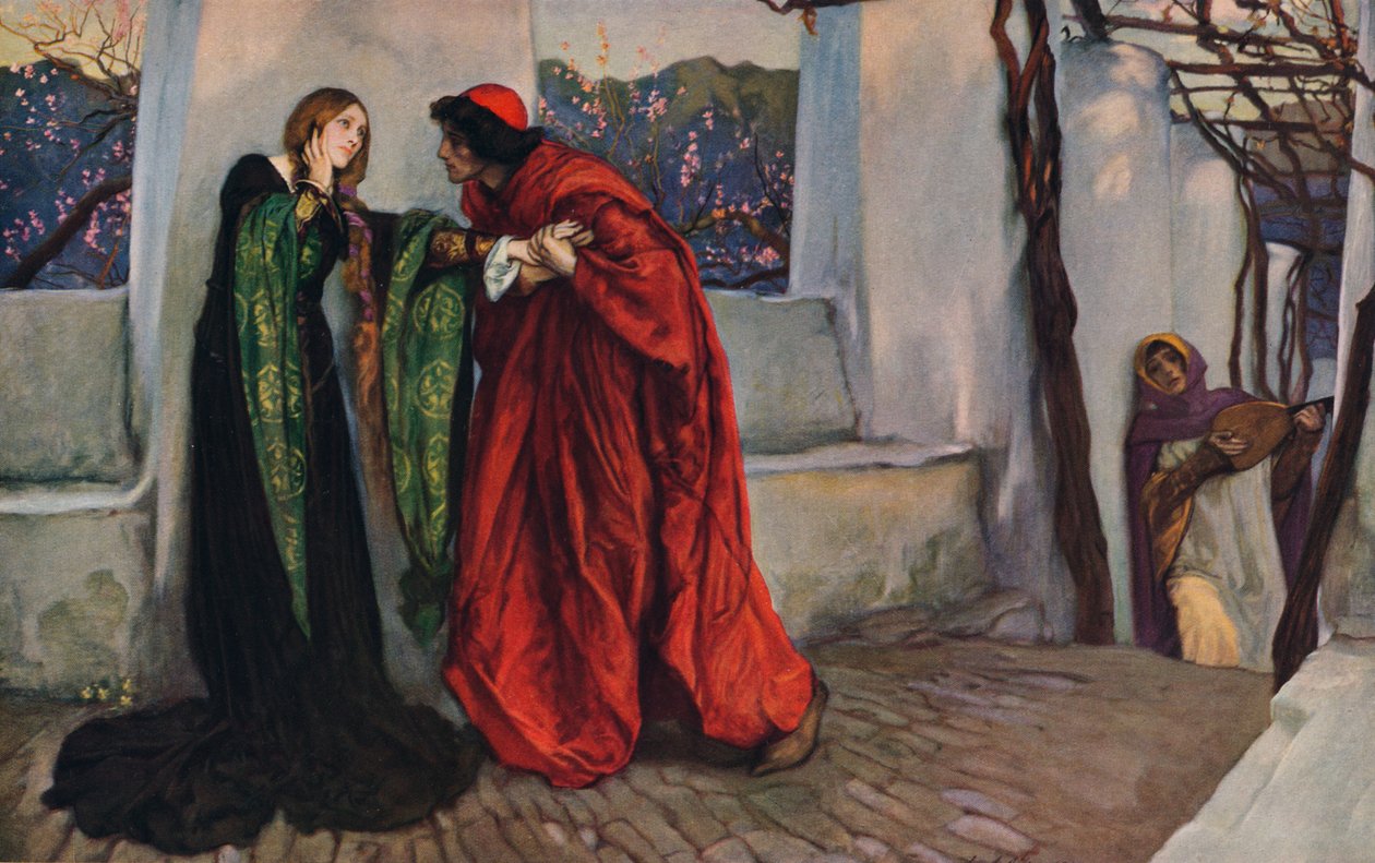 Oi Mistress Mine, missä vaeltelet, 1899 c1940 tekijältä Edwin Austin Abbey