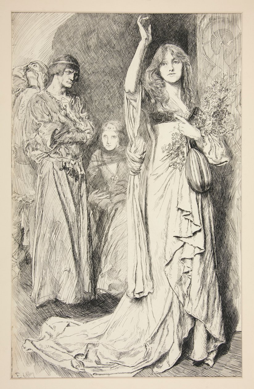 Ophelia: tekijältä Edwin Austin Abbey