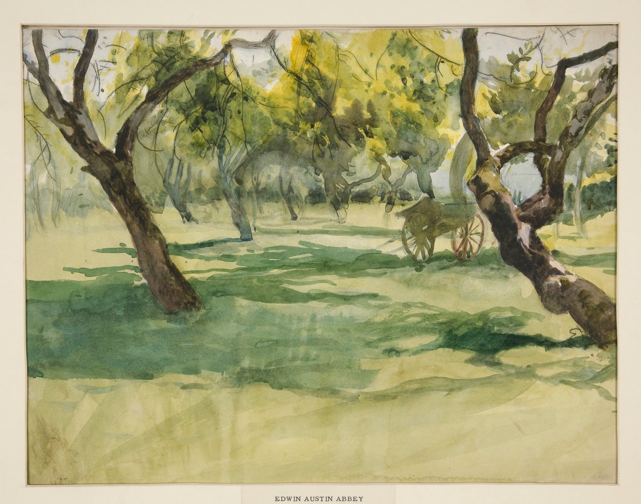 Orchard Farm Cart tekijältä Edwin Austin Abbey