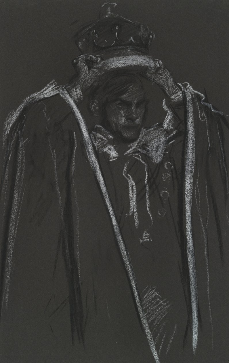 Peer sijoittaminen kruunaus nuija varten tekijältä Edwin Austin Abbey