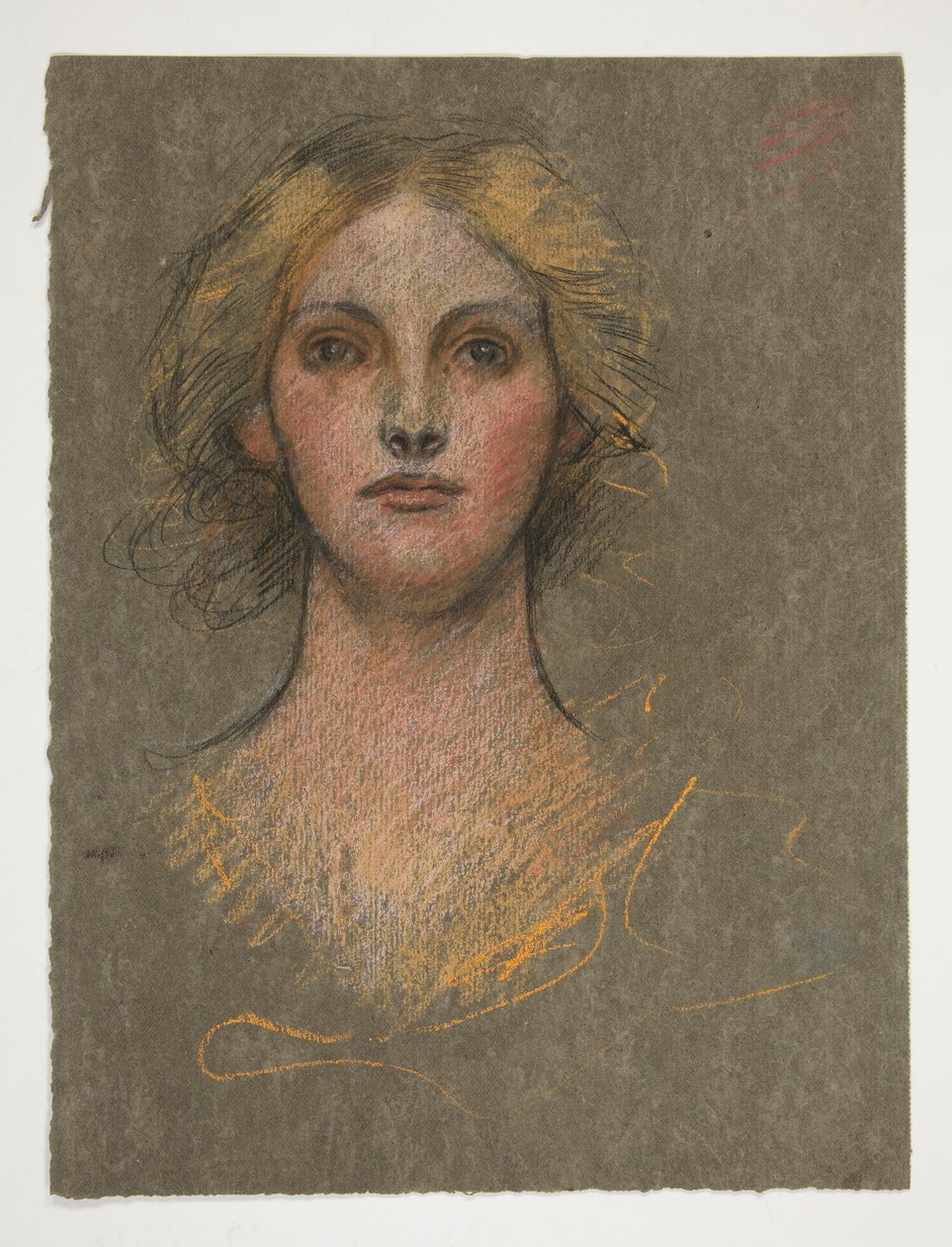 Nuoren naisen muotokuva tekijältä Edwin Austin Abbey