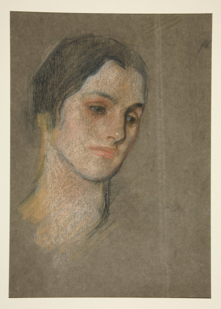 Tuntemattoman naisen muotokuva tekijältä Edwin Austin Abbey