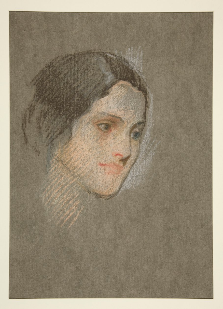 Tuntemattoman naisen muotokuva tekijältä Edwin Austin Abbey