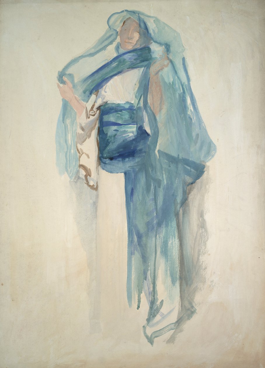 Mahdollinen tutkimus yhdelle vangitun hyveistä, hahmotutkimus tekijältä Edwin Austin Abbey
