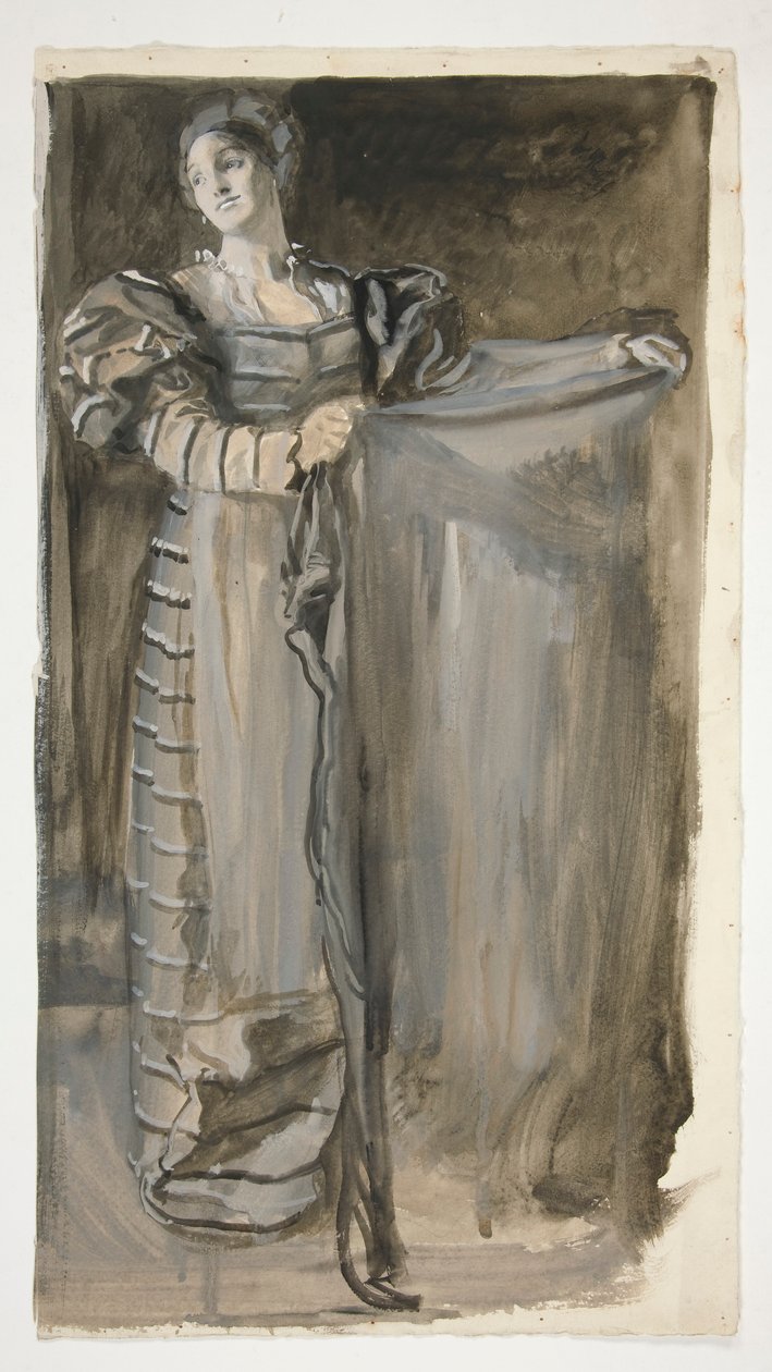 Othellon esitutkimus (?) tekijältä Edwin Austin Abbey