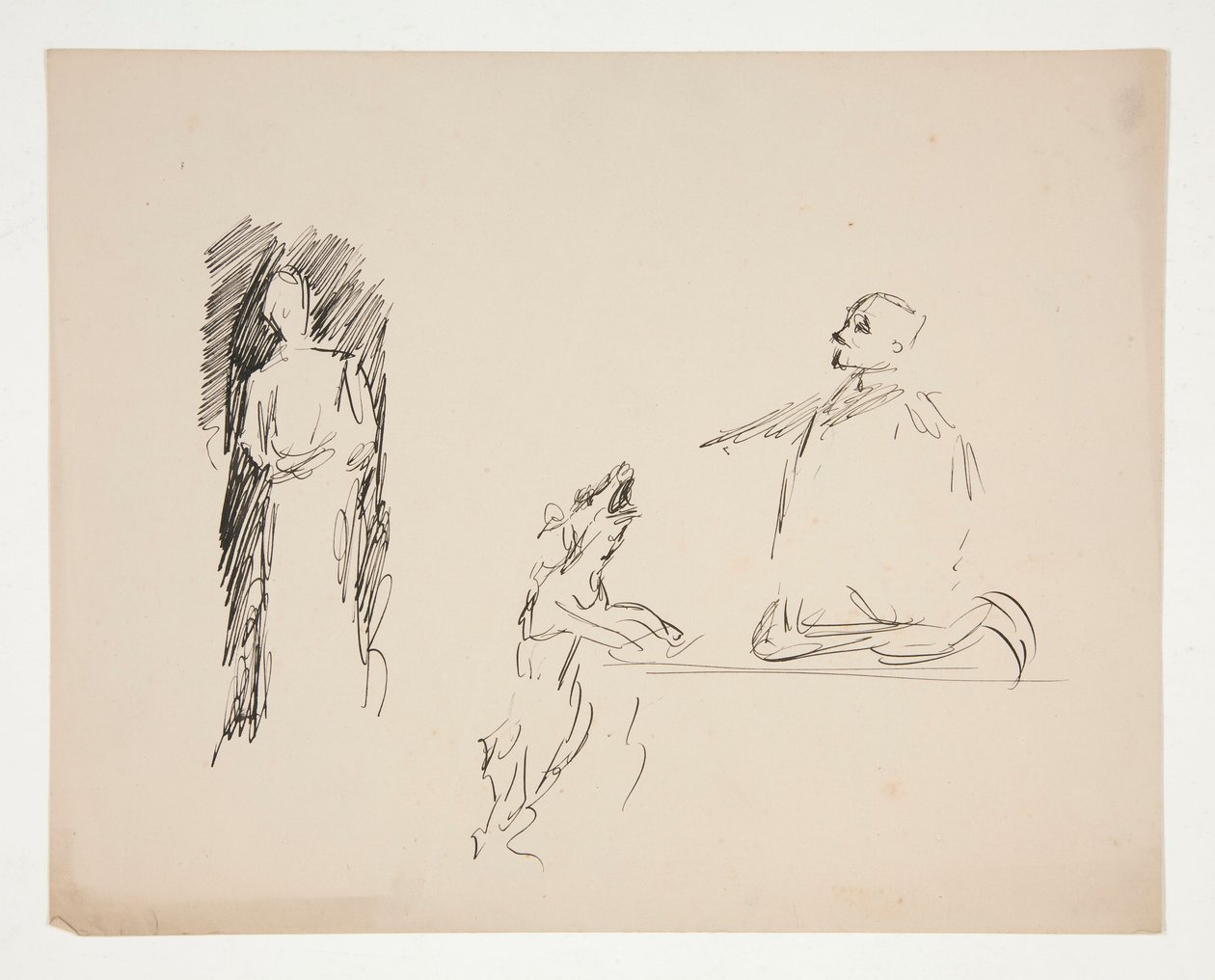 Arkki figuuritutkimuksista tekijältä Edwin Austin Abbey